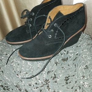 Wedge heel ankle boots